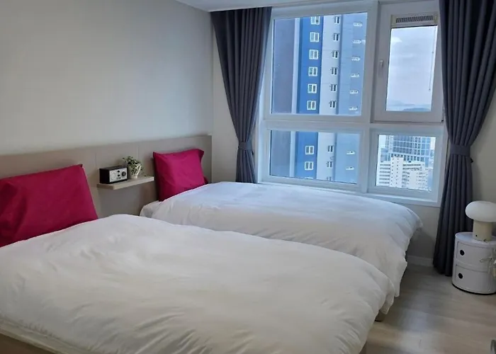 최고주거지역3min 150m To The Haeundae Newly Opened Brand-new Отель типа "постель и завтрак" Пусан